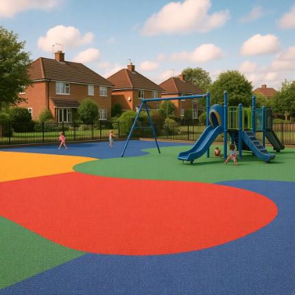 Playground Surfacing in Grallagh Bridge